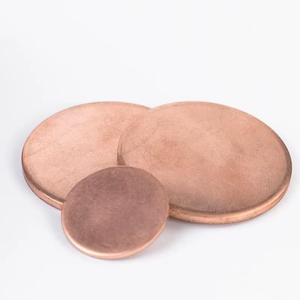 Pure Copper Blank Round Coins for Stamping Engraving Metal <b>Craft</b> Blank Decorative Round Copper Plan Coin - Product Image 1