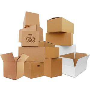 Cajas de Cartón con Asas y Recubrimiento UV, Embalaje de Papel Reciclado para Regalos Ecológicos, Personalizables al por Mayor - Product Image 2