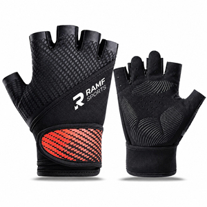Breathable Fitness <b>Gloves</b> for Men/Women Half Finger <b>Gloves</b> With Non-Slip Grip & Wrist Support for Weightlifting & Bodybuilding - Product Image 5