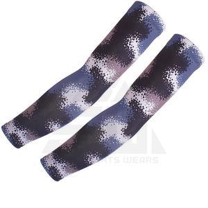 Manchons de cyclisme unisexes imprimés par sublimation, anti-UV, en Spandex et Polyester, pour adultes, vêtements de sport - Product Image 4