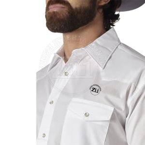 Ropa de Trabajo para Hombre, Camisa de Soldadura Ignífuga de 7.5oz con Botones de Urea FR, Precio de Fábrica, Resistente a las Llamas - Product Image 3