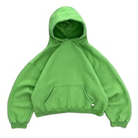 Sweat à capuche zippé personnalisé en molleton épais 180g polyester/coton, coupe classique, épaules tombantes, hiver, écologique et respirant