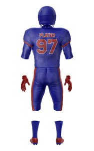 Uniforme de football américain de conception originale en gros, 100 % polyester, technologie d'impression par sublimation, grandes tailles - Product Image 4