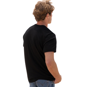 T-shirt pour homme en coton 100% brodé de qualité supérieure, 230g, couleur noire, confortable, décontracté, streetwear, tee-shirt doux, respirant, haut d'été - Product Image 6