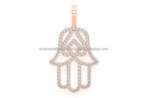 Luxury Elegant 10K <b>Solid</b> <b>Gold</b> Iced Lab Grown Diamond Dainty Religious Men's Custom Christian Gift Necklace <b>Pendant</b> - Product Image 4