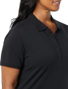 T-shirt décontracté en jersey tricoté respirant à manches courtes de couleur unie pour femme - Product Image 5