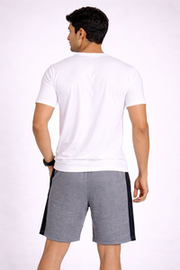 T-shirt pour homme 100% coton à manches courtes, respirant, coupe classique, couleur unie, vêtements de sport décontractés - Product Image 6