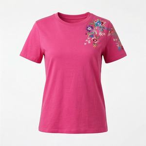 Nueva Llegada, Camisa de Oficina para Mujer, Primavera Otoño, Moda, Estampado Moderno, Vestido Informal para Dama, 240 g/m², 100% Algodón Satinado con Lentejuelas - Product Image 1