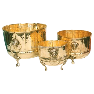 Jardinière en laiton antique foncé, écologique, durable, pour l'extérieur/l'intérieur, pour la maison, les restaurants, les hôtels et les jardins - Product Image 5