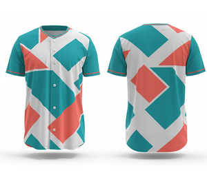 Lightweight Moisture Wicking <b>Baseball</b> Jersey with Custom Logo & Numbers | Breathable Polyester Base - Product Image 2