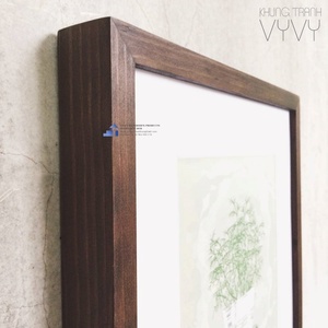 Wooden Picture <b>Frames</b> Rectangle Pine Wood <b>Black</b> and Natural Finish Gift Craft Use Made in VietNam - Product Image 6