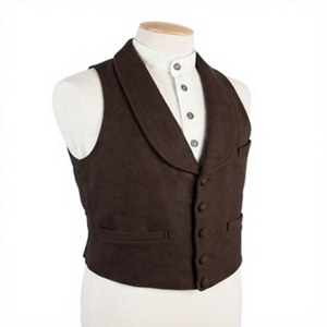 Custom Men's Fleece Waistcoat Warm Formal Sleeveless <b>Vest</b> Winter Layering Jacket OEM ODM Wholesale Supplier Reversible - Product Image 5