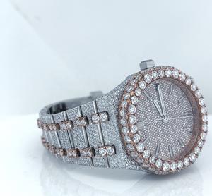 Iced Out Vvs Moissanite Diamond Mouvement automatique Montre de luxe pour homme faite à la main Montre hip hop entièrement Ice Out Diamond - Product Image 3