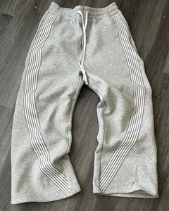 Custom Striped <b>Jogger</b> Sweatpants Sweat Track <b>Stacked</b> Pants for Men Flared Wide Leg Baggy Sweatpants Jogging Pants High Quality - Product Image 1