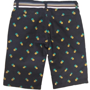 Shorts décontractés pour garçon de 4 à 13 ans, taille mi-haute élastique, 100% coton, écologiques, respirants, avec motif de shorts chauds, imprimé général - Product Image 3