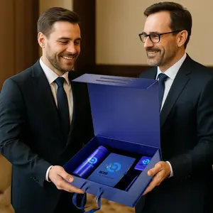 Set de Regalo Corporativo para Oficina, Estilo Ejecutivo Elegante, Técnica de Impresión con Temática de Color, Caja con Cinta y Asa, Producto Promocional para Oficina - Product Image 2