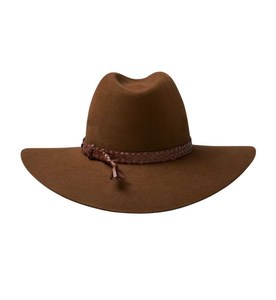 Full Grain Leather Outback <b>Western</b> Cowboy Style Wide Brim Bush <b>Hat</b> Durable Outdoor Travel Gear Unisex Four Seasons USA Europe - Product Image 3