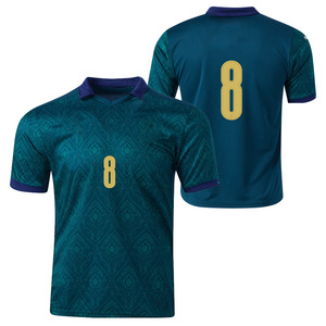 Venta al por Mayor de Camisetas de Fútbol Deportivas Personalizadas de Alta Calidad, Manga Corta, Cuello Alto, Transpirables, 100% Poliéster, Económicas - Product Image 6