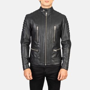 Chaqueta de Invierno de Cuero para Hombre, Modelo 2026, Más Vendida, con Cuello Alto, Mangas Largas, Alta Calidad, Impermeable, Precio Bajo - Product Image 1