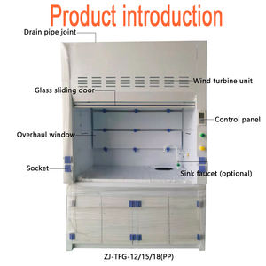 Campana de Extracción de Gases de Polipropileno Resistente a la Corrosión para Laboratorio Químico con Estándares de Sala Limpia ISO5 - Product Image 5