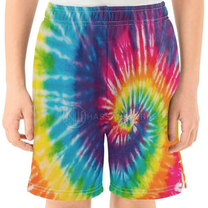 Pantalones Cortos Tie Dye para Hombre, Ligeros, Transpirables, Casuales, para la Playa, con Cordón Ajustable, en Oferta - Product Image 2