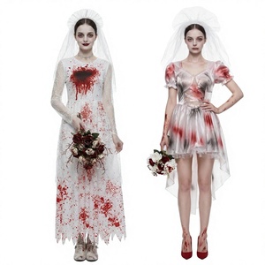 Costume court gothique de vampire pour femme, vente en gros, prix abordable, robe courte de vampire pour femme pour Halloween - Product Image 1