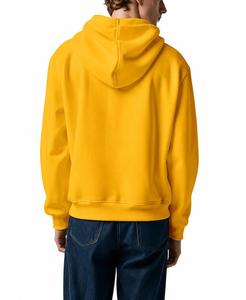 Sweat-shirt à capuche unisexe écologique surdimensionné avec rayures vertes, pull décontracté à capuche, couleur unie, design avec poche, vêtements d'hiver - Product Image 3