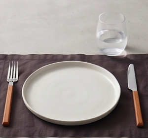 Ensemble de couverts minimalistes en acier inoxydable avec manche en bois, couteau, fourchette, cuillère, passe au lave-vaisselle, vaisselle de mariage - Product Image 6