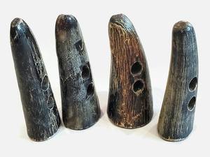 Puntas de Cuerno Negro 100% Naturales, Hechas a Mano, Pulimentadas, Ecológicas y Personalizadas para Prendas y Otros Usos, de la India - Product Image 6