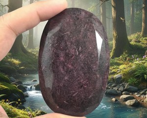 พลอยทับทิมทรงรีเจียระไนแบบมรกต 5000 กะรัต แบบคาโบชอง  หินธรรมชาติแบบหลวม ขายส่งจำนวนมากสำหรับทำเครื่องประดับ - Product Image 3