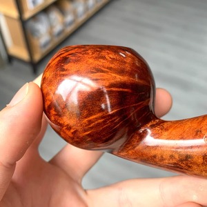 Pipa de fumar de madera premium hecha a mano, pipa de tabaco clásica rústica de madera natural, artículo de regalo a bajo costo por AALIYAN IMPEX - Product Image 5