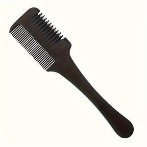 Kit de ciseaux de barbier professionnels pour la coupe de cheveux avec ciseaux à effiler et texturiser en acier inoxydable pour salon et usage domestique - Product Image 6