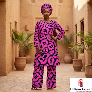African Wax Print Cotton Fabric Ankara Kitenge Logo Textile OEM ODM Customized Printing Fabric Manufacturer Wholesale - Product Image 4