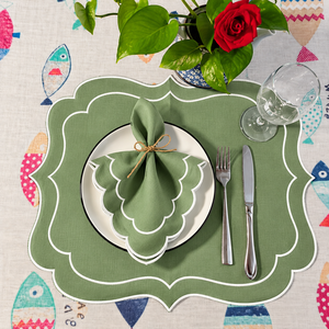 Restaurant Dinner <b>Napkin</b> with Elegant Hemmed Edges and Soft Cotton <b>Fabric</b> for Fine Dining - Product Image 2