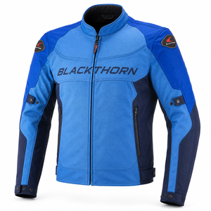 Chaqueta textil para motocicleta a prueba de viento, impermeable, con armadura CE, para aventuras en moto. - Product Image 5