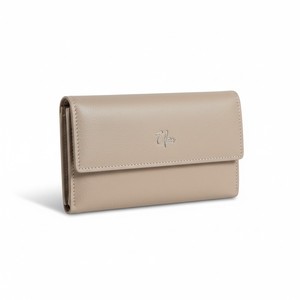Pochette élégante beige en PU Elion avec logo, pour usage quotidien, fermeture éclair et bouton, 8 pouces, toutes saisons - Product Image 1