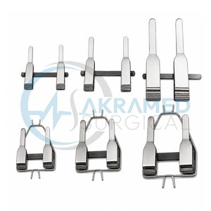 Ensemble de pinces microvasculaires chirurgicales Akramed Acland en acier inoxydable, instruments de microchirurgie vasculaire et de chirurgie plastique, certifié CE - Product Image 2