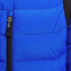 Wholesale New Stylish Plaid Windproof Eco-Friendly Winter Oversized Puffer Jacket for <b>Men</b> with Front Logo-Customized Streetwear - Product Image 3