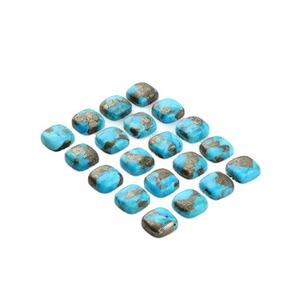 Cojín Flatback de 12mm de alta calidad, corte Natural, pirita suave, turquesa, fabricación de joyas DIY, cabujón suelto, venta al por mayor - Product Image 1