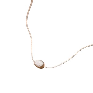 Collier minimaliste en perles d'eau douce de style coréen, forme baroque rétro, accessoire de clavicule haut de gamme - Product Image 5