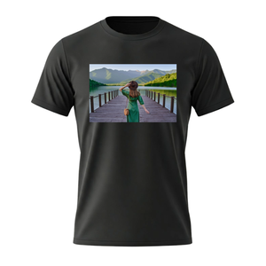 Camiseta de manga corta para hombre, personalizada, 180 GSM, talla grande, informal, sublimación, impresión DTF, 100% algodón poliéster - Product Image 4