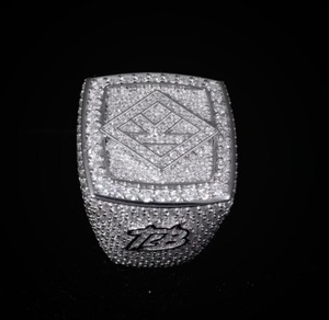 Hip Hop Letter <b>Ring</b> <b>Mens</b> VVS Moissanite Diamond <b>Ring</b> Iced Out 925 Sterling Silver Statement Bling <b>Ring</b> Hip Hop Jewelry - Product Image 3