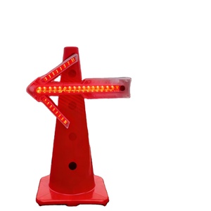 Feu de signalisation d'urgence rechargeable CE ROHS, rouge ambre, avec 2 aimants puissants, pour camion, voiture et utilisation routière - Product Image 1