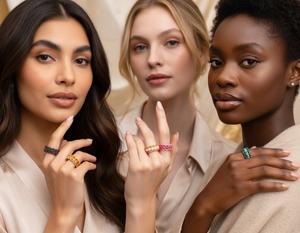 Joyería de Macramé Hecha a Mano con Certificación IGI |   Anillos Artesanales Tejidos con Piedra Natural |   CREACIONES HARI OM - Product Image 4