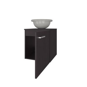 FM Furniture Pirtleville Integrated <b>Bathroom</b> <b>Vanity</b> with Wengue Sink and Faucet - Product Image 4