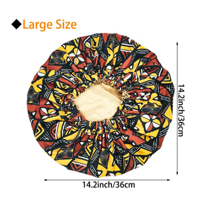 Nouveau Bonnet en Satin Doublé Extra Large pour Femme, Grande Taille, Imprimé Beauté, Bonnet de Nuit en Soie Satinée, Chapeau de Nuit, Couvre-Chef, Vente en Gros - Product Image 2