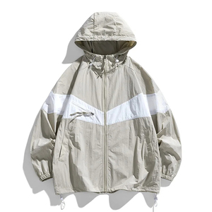 Veste d'hiver pour homme en toile imperméable coupe-vent personnalisée, légère, en polyester, à séchage rapide, col montant, pour moto - Product Image 1