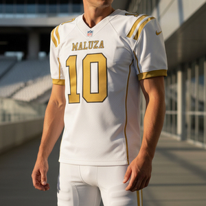 Uniforme de football américain sublimé de qualité professionnelle, logo d'équipe personnalisé, maillots en twill, vêtements de football respirants - Product Image 6