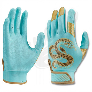 Guantes de Bateo de Béisbol OEM al por Mayor, Ajuste Personalizado, Palma de Cuero, Antideslizantes, Proveedor de Guantes Deportivos Transpirables de Cuero - Product Image 4