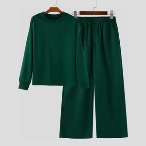 Conjuntos Casuales de Dos Piezas para Hombre, Antiarrugas, Estampados, Sudaderas con Capucha de Manga Larga + Pantalones, Trajes Combinados, Corte Ajustado, Estilo Americano - Product Image 1